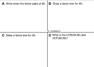 LCM and HCF